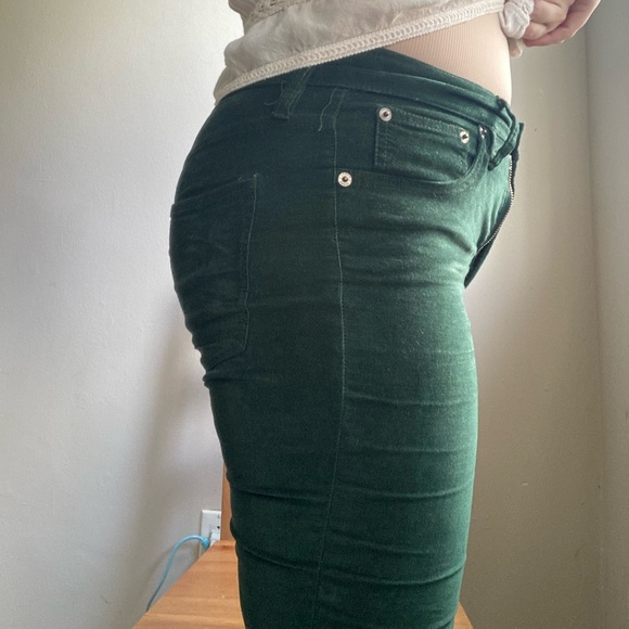 Green Velvet J Crew Jeans - Picture 8 of 13